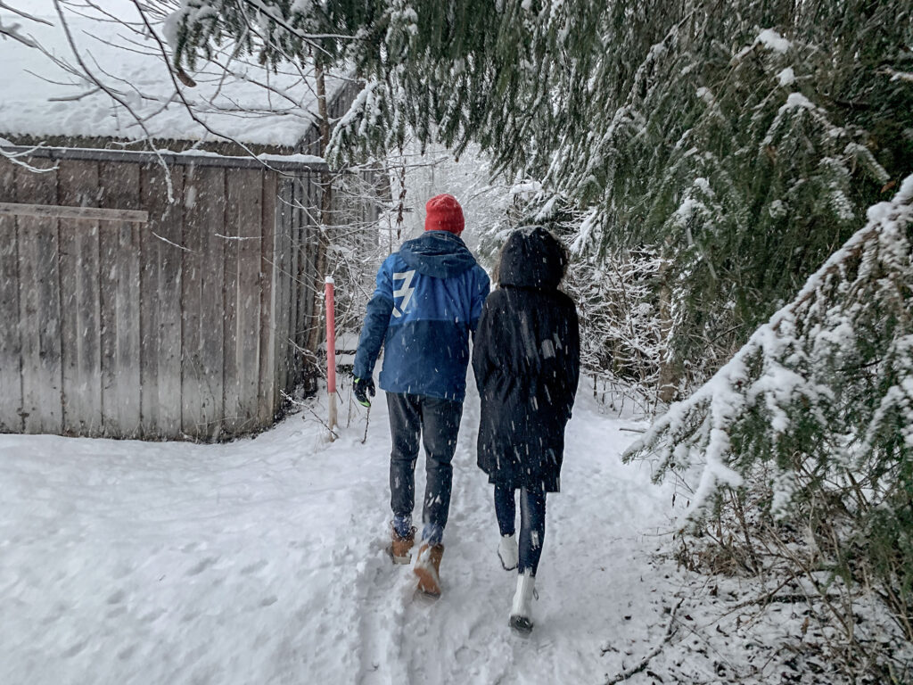 Winter hiking