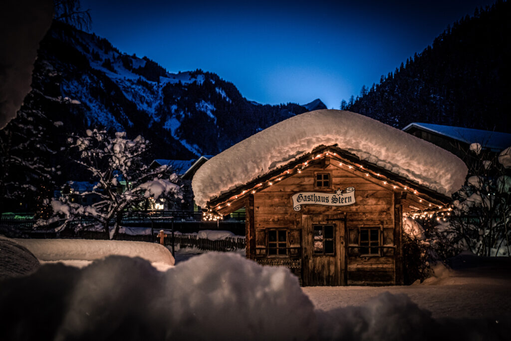 Winter by night